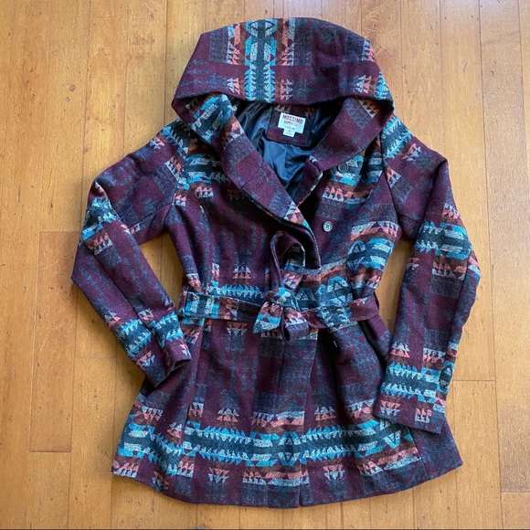 Mossimo Supply Co. Jackets & Blazers - Tribal print coat with hood